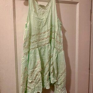 Free People Intimately Lace Trapeze Slip Dress